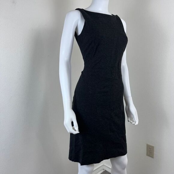 M.M.Lafleur The Lydia Women Size 10 Gray Sleevless Sheath Mini Dress Minimalist - Picture 17 of 17